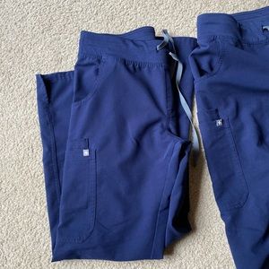 FIGS S petite scrub pants, Kade, Navy